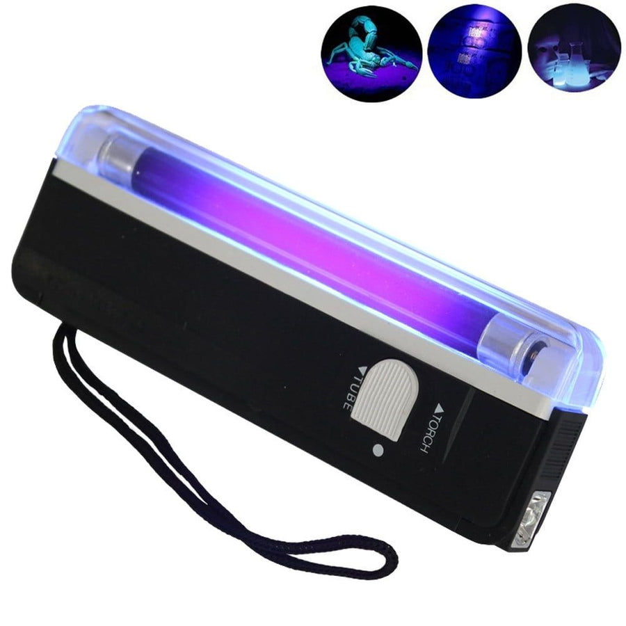 UV Flashlight, Handheld UV Black Light Torch Portable Blacklight with LED