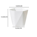 7" Plastic Plant Pots, Resin Thickened Seedlings Nursery Pots, Flower Plant Container Seed Starting Pots for All House Plants, Herbs and Seedling Nursery
