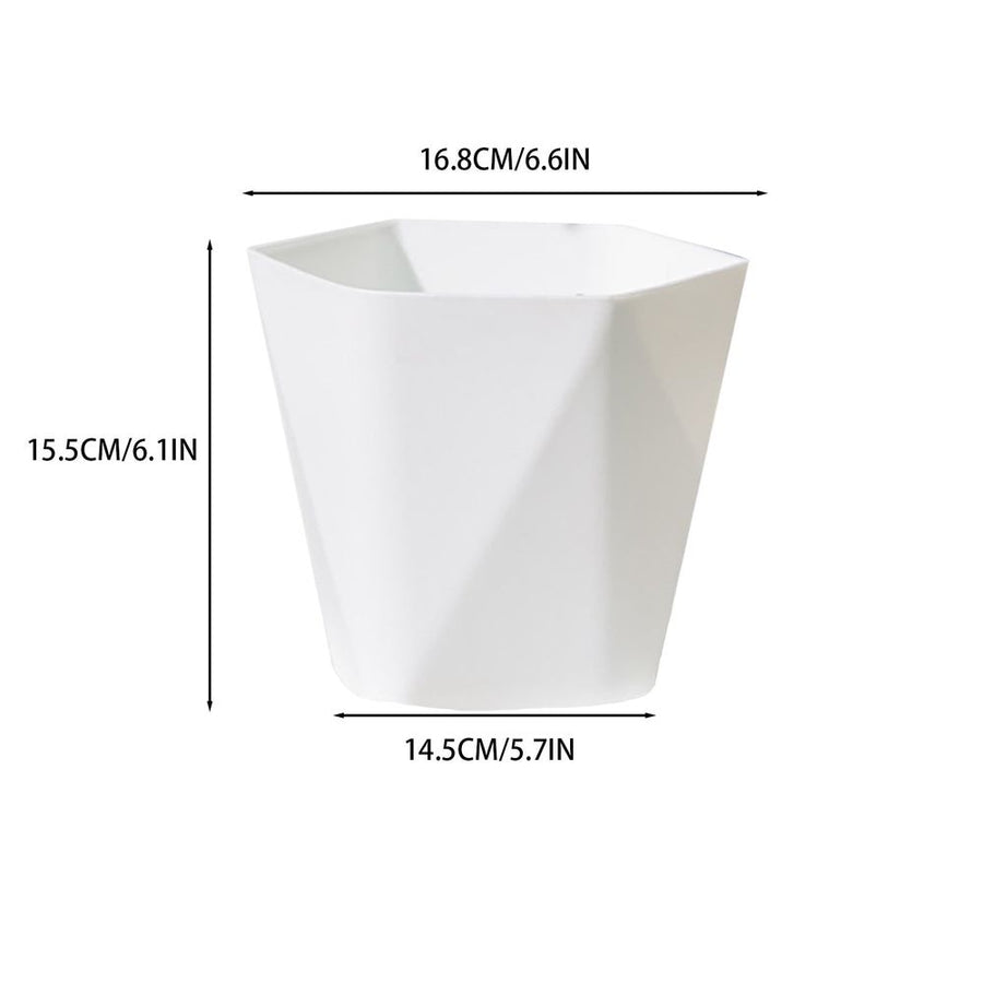 7" Plastic Plant Pots, Resin Thickened Seedlings Nursery Pots, Flower Plant Container Seed Starting Pots for All House Plants, Herbs and Seedling Nursery
