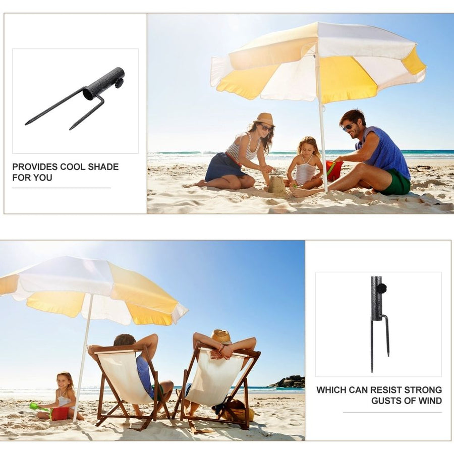Ground Plug Umbrella Anchor Stake Umbrella Base Holder Umbrella Flag Pole Umbrella Anchor Ground Spike Base