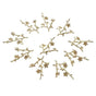 10 Pieces Flatback Button Branch Flower Shape Embellishment