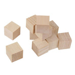 12x 50mm Wood  Blocks Unfinished  Embellishments for booking