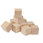 12x 50mm Wood  Blocks Unfinished  Embellishments for booking
