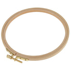 Wooden Embroidery Hoop with Screw for Tapestry Cross-stitch 18cm