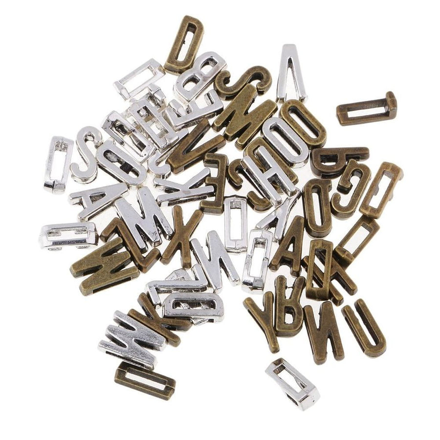 52 A-z Shape Handmade Pendants Charms DIY Necklace Pendants for