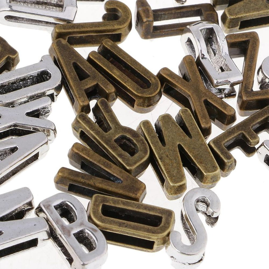 52 A-z Shape Handmade Pendants Charms DIY Necklace Pendants for