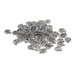 100Pcs Hollow Out Pendant Charm Jewelry Finding Craft