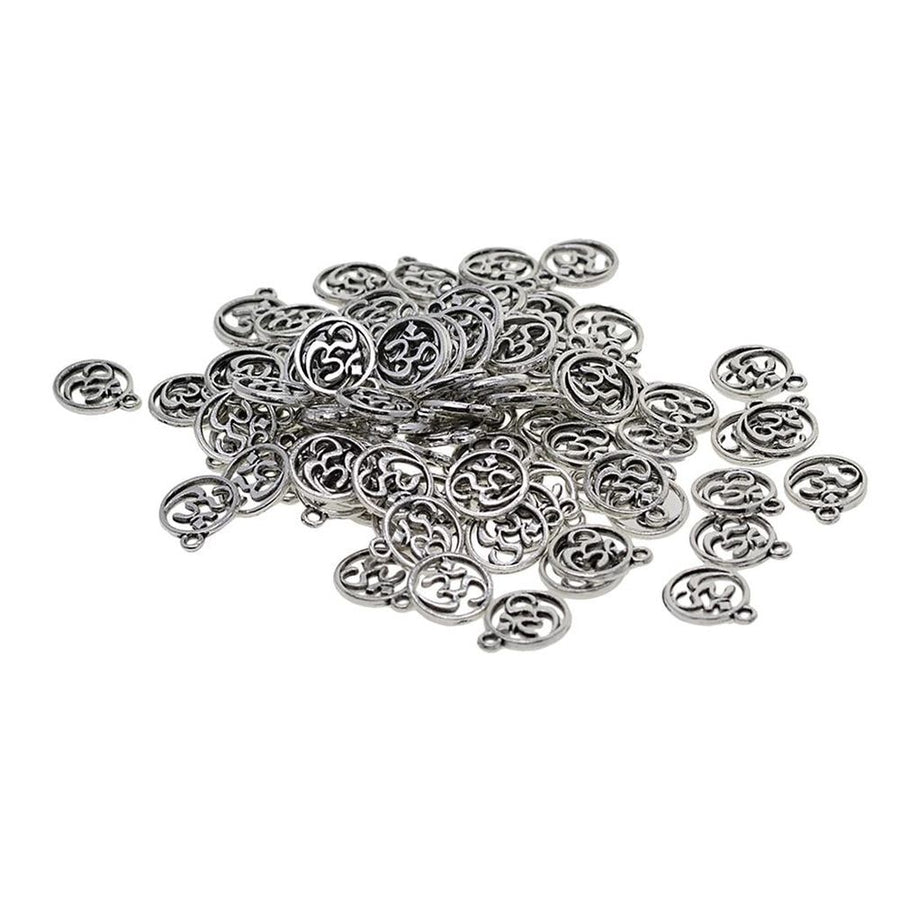 100Pcs Hollow Out Pendant Charm Jewelry Finding Craft