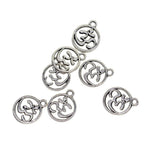 100Pcs Hollow Out Pendant Charm Jewelry Finding Craft