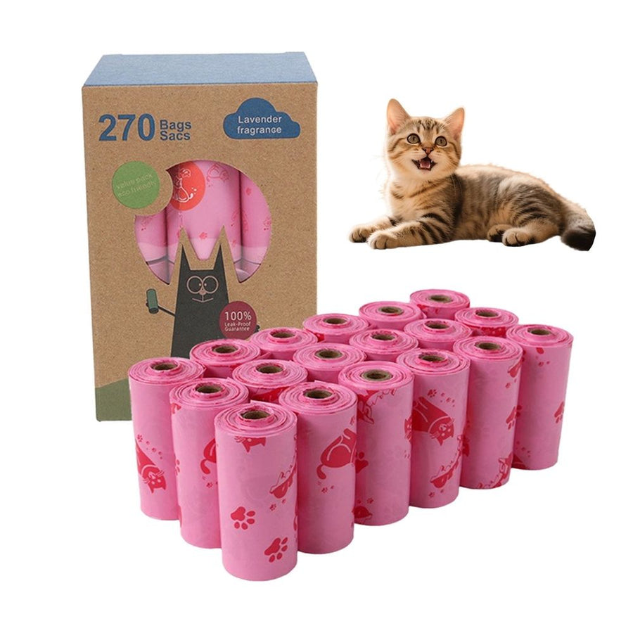 Biodegradable Dog Poop Bags With Scented Control Pet Waste Bags For Dogs And Cats Indoor Outdoor Use Compostable EPI Material