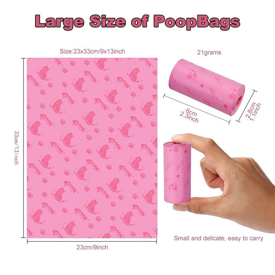 Biodegradable Dog Poop Bags With Scented Control Pet Waste Bags For Dogs And Cats Indoor Outdoor Use Compostable EPI Material