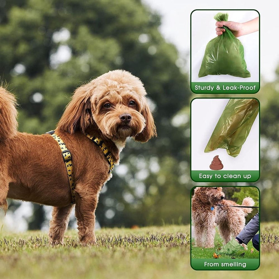 Biodegradable Dog Poop Bags With Scented Control Pet Waste Bags For Dogs And Cats Indoor Outdoor Use Compostable EPI Material