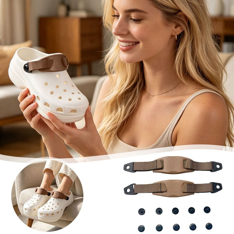 Hole Shoes Back Strap Replacement Adjustable For Slippers Slide Sandals Clogs