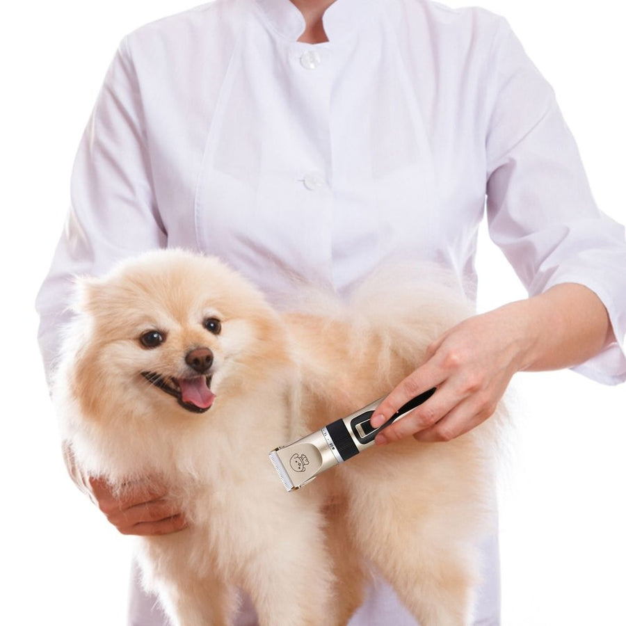 Pet Hair Clipper Quiet Rechargeable Dog Grooming Kit For Cats & Dogs With Adjustable