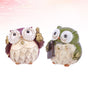 Owl Figurine Ornament Resin Gift for Couples Festival 1 Pair
