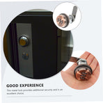 Generic Cam Lock Zinc Alloy Password Combination Padlocks Mailbox Password Lock Red Bronze Drawer Password Lock