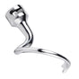 Stainless Steel Spiral Dough Hook Attachment Tilt-Head Stand Mixer, Dough Hook, Dishwasher Safe, Mixer Accessory