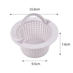 Above Ground Pool Skimmer Basket Fit for Pool Skimmer, Pool Filter Basket Replacement Compatible