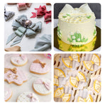 4 pcs Bow Tie cookie cutter Bowtie Cookie,Baking Cookie Gadgets Biscuit Mold Bowknots Shaped Cookie Mold Cutting Mold