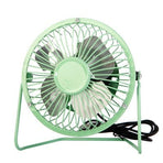 3 pcs Desk Fan Quiet Small USB Fan Portable Table Fan Mini Personal Fan Air Cooling Electric Fan for Home Office , 4 inch