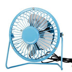 3 pcs Desk Fan Quiet Small USB Fan Portable Table Fan Mini Personal Fan Air Cooling Electric Fan for Home Office , 4 inch
