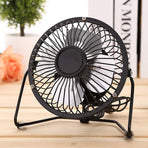 3 pcs Desk Fan Quiet Small USB Fan Portable Table Fan Mini Personal Fan Air Cooling Electric Fan for Home Office , 4 inch