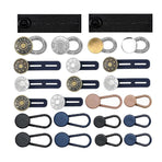 Elastic Waist Extenders for Pants, 24 PCS Waist Band Extenders Adjustable for Women and Men, Jeans, Dress, Elastic Button