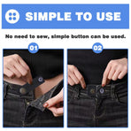 Elastic Waist Extenders for Pants, 24 PCS Waist Band Extenders Adjustable for Women and Men, Jeans, Dress, Elastic Button