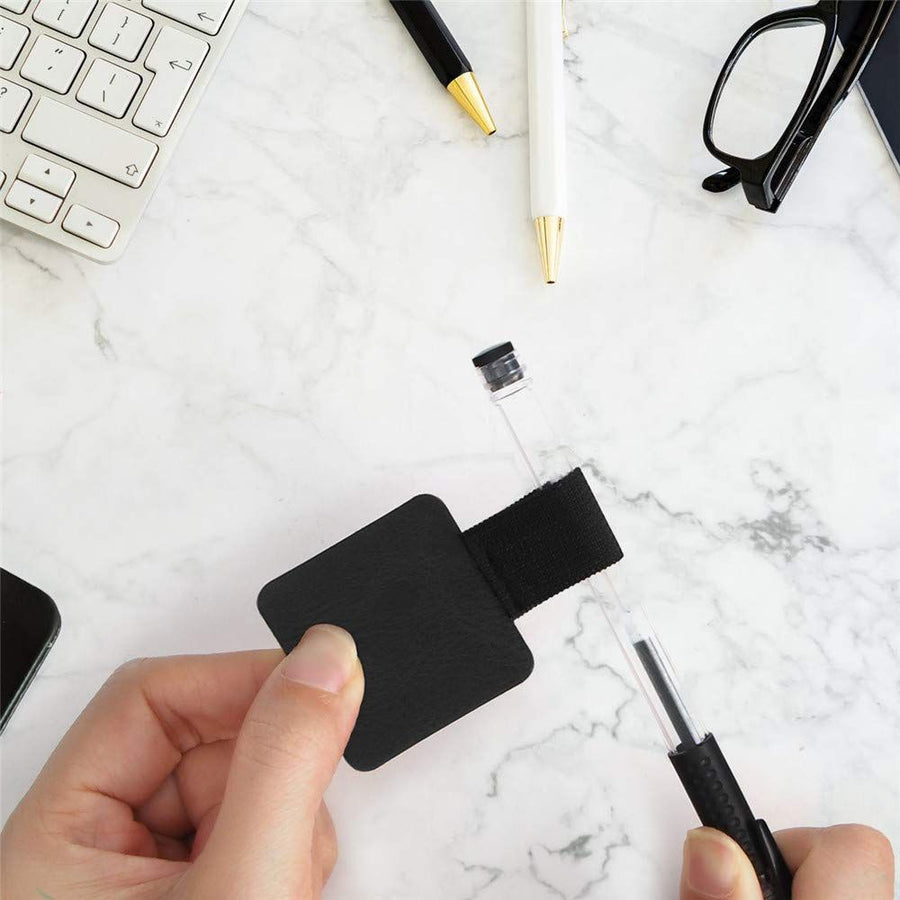 5Pack Notebook Pen Loop Holder Self-Adhesive Pen Holder Pencil Holders Elastic Loop Designed for Notebooks Journals