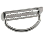 Weight Belt Keeper,Diving D Ring Belt Buckle Back Fly Side Hanging Positioning Buckle,Stainless Steel Serrated Weight Belt Keeper