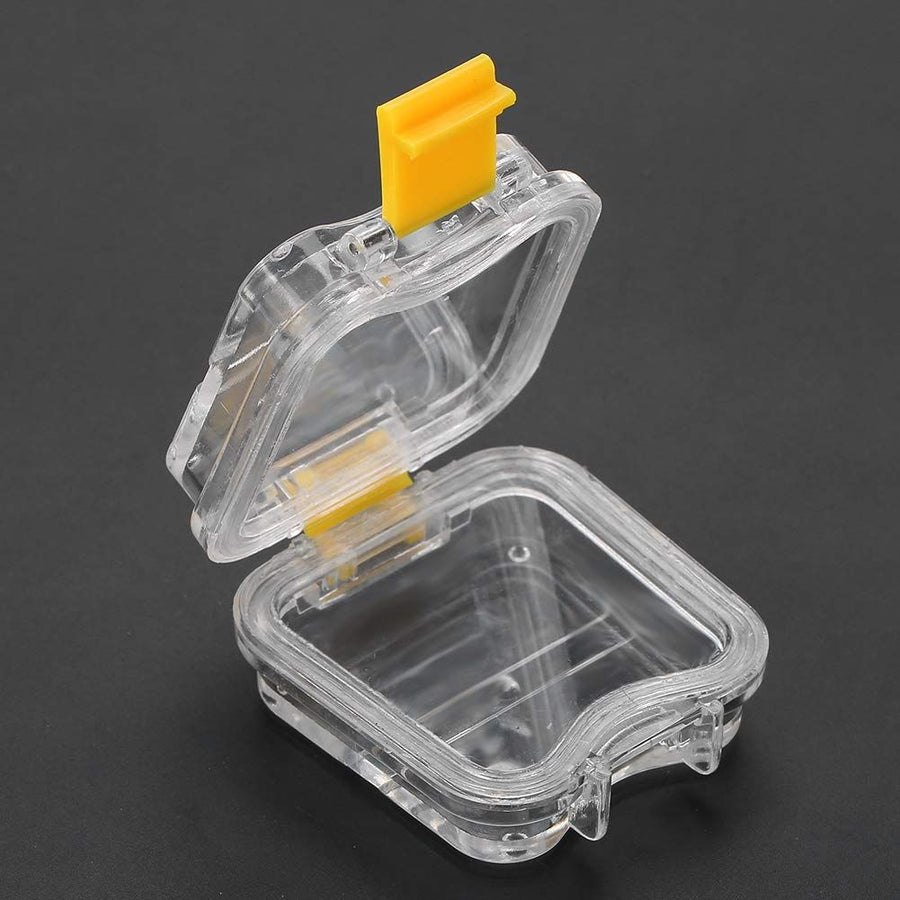 Denture Case, Professional Dental False Teeth Storage Box, Portable Tooth Container with Film for False Teeth, Denture