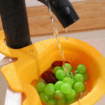 Pack Kitchen Sink Drain Strainer Food Catcher Garbage Waste Filter Rack Basket Elephant Nose Hangs on Faucet Multipurpose