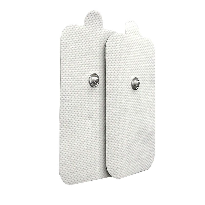 15-Pack Large Electrode Pads（3 different shapes）white Reusable Electrodes Pads for Massager and Muscle Stimulation