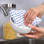 Dish Cloths for Kitchen Washing Dishes, Super Absorbent Dish Rags, Cotton Terry Cleaning Cloths Pack of 8, 12x12 Inches