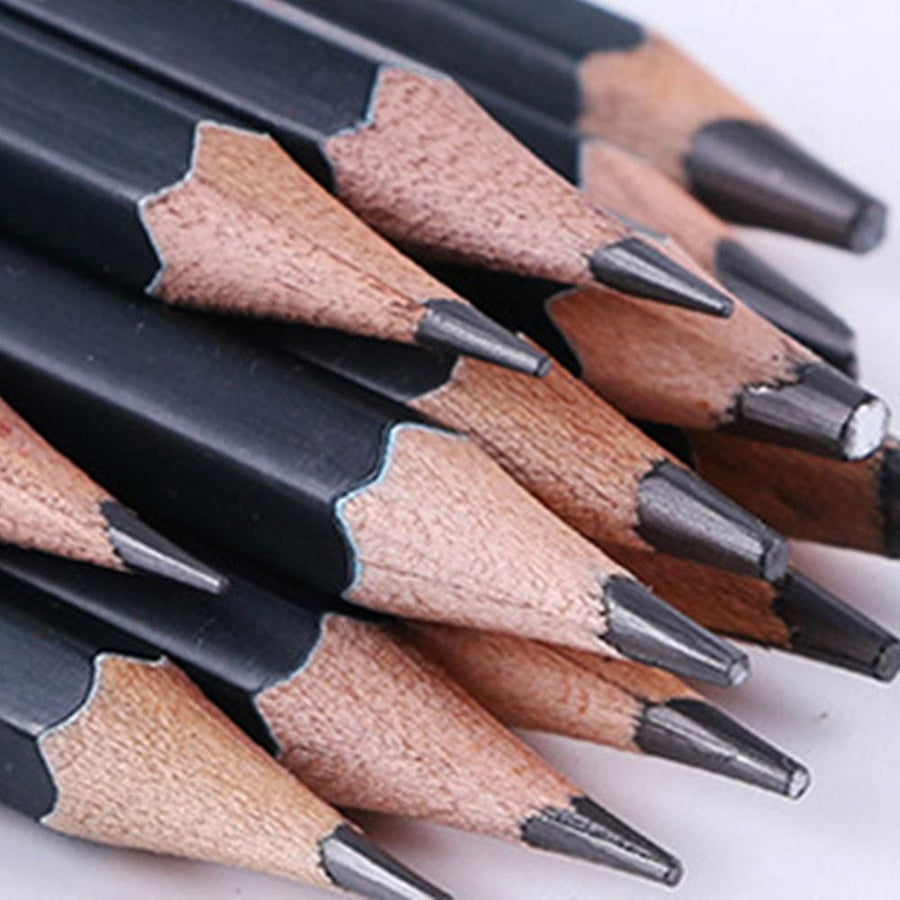 14Pcs Sketch Pencils Set Sketching Drawing Graphite Art Charcoal Pencil S6X5