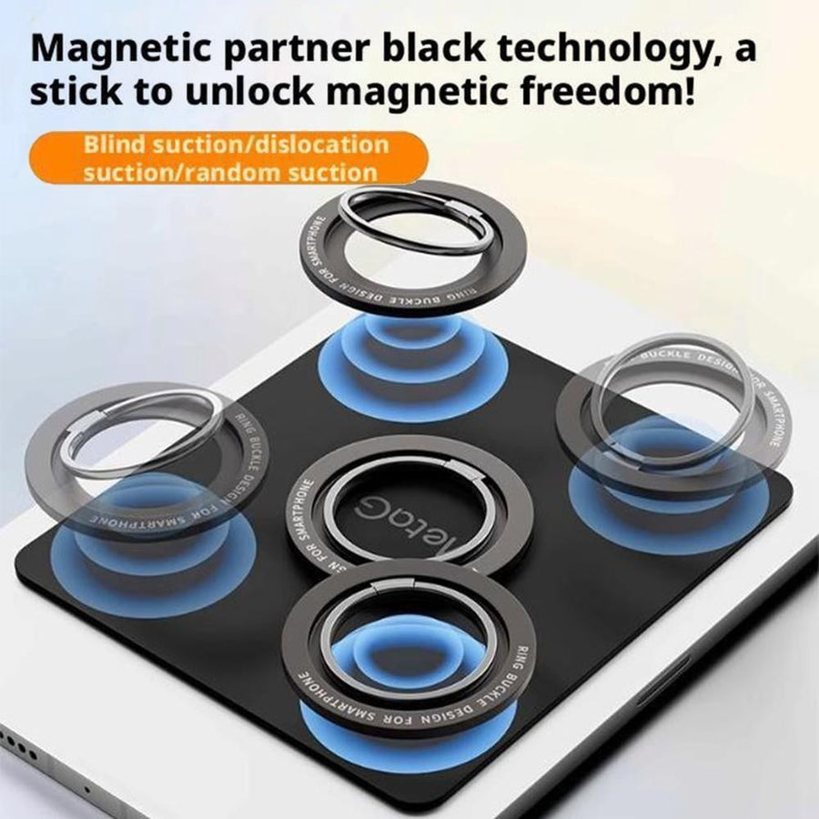 Magnetic Tablet Holder Wall Mount - Strong Adhesive Sticker for iPad & All Tablets, Thin, Light, Scratch-Resistant, Portable Stand