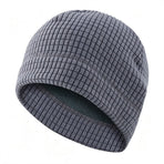 Gentlemen Winter Fleece Lined Thick Windproof Hat Cozy For Cycling And Running