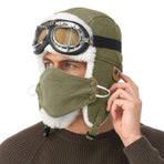 Unisex Cold Weather Lei Feng Hat Ear Protection Mask Warm Cap For Activities