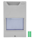 1Pack Wall Card Holder Plastic Material Grey Color for Storing Goods Cards in and Warehouses