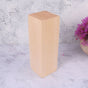 Khaki Wooden Blocks Smooth Unfinished Wood Pieces for DIY Craft Decoration and Painting