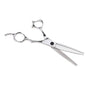 Lightweight Silver Steel Hairdressing Barbers Long Thick Hair Cutting Thinning