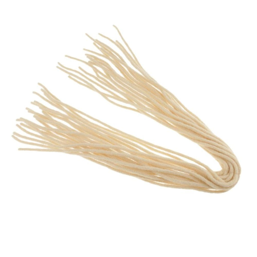 20Pcs Heat Resistant Synthetic Braiding Hair Dreadlocks Extension Braid Beige