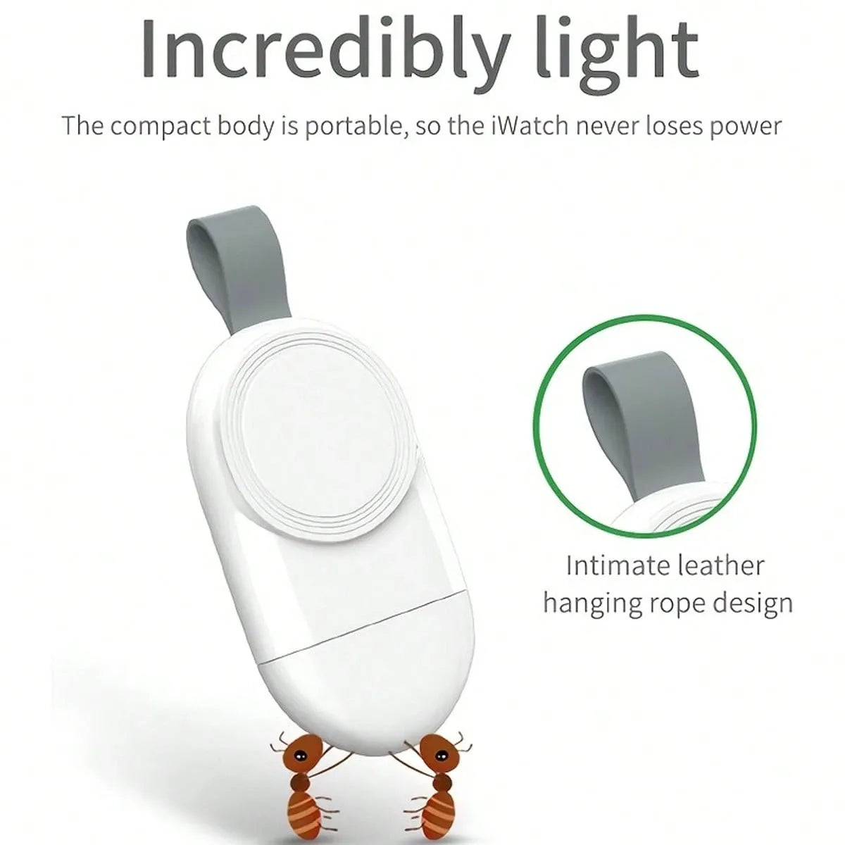 1Pc Usb Charger Compatible With Apple Watch Magnetic Travel Wireless Charger Compatible With Apple Watch Series Ultra 9 8 7 6 Se 5 4 3 2 44Mm 42Mm 40Mm 38Mm Suitable For Office