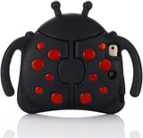 Kids Case for Mini 5/4/3/2/1 7.9 inch Only, Kids Proof Lightweight EVA Foam Stand Cover for Mini 5 (2019), Mini 4 - Ladybug, Black - Front View