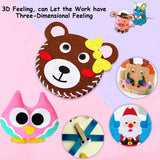 500 Pieces Eyes Self Adhesive Black White Craft Eyes for DIY Crafts Decoration (0.4 in, 0.6 in, 0.8 in, 1 in, 1.2 in) - Side View