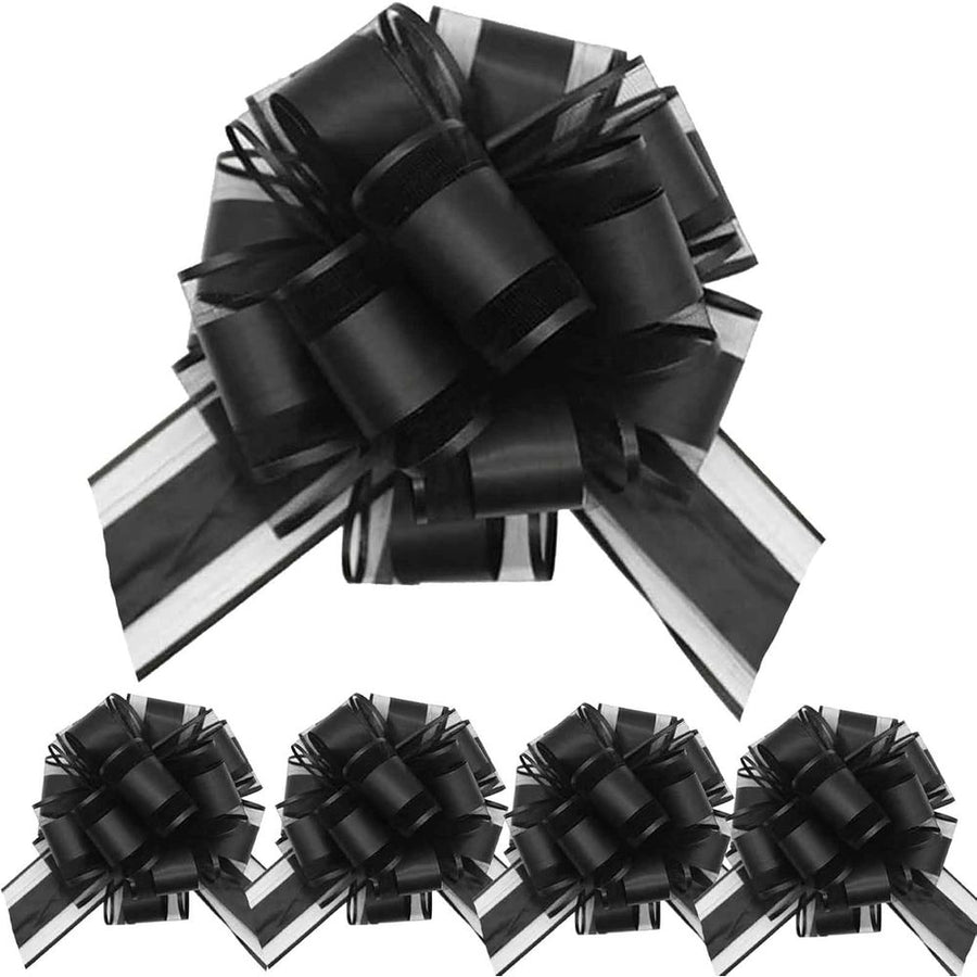 8PCS Large Pull Bows, 6 inches Bow for Gift Wrapping, Basket Decoration, Party, Birthday Gift, Wedding Ribbon Bow, Valentine's Day Gift Decoratio