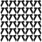 50PCS Satin Bow for Gift Wrapping Twist Tie Bows for Wedding Favors Candy Apples Party Valentine's Day Christmas Decorations