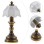 Miniature Lamp Dollhouse 2 Pcs Dollhouse Lamp 1 12 Scale, Dollhouse Mini Desk Lamp, Dollhouse Bedside Table LED Lamp Model