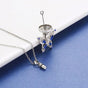 Butterfly Cremation Urn Necklace for Ashes Sterling Silver Memorial Keepsake with Pendant Jewelry Women Keepsake Bereavement