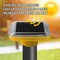 Solar Powered Repeller, 4 Pack Mole Repellent,Repellent Ultrasonic, Snake Deterrent, Vibration Stakes Outdoor